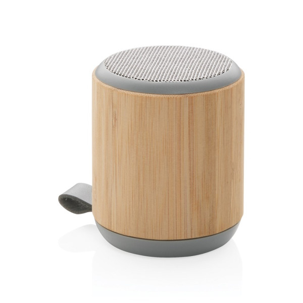 Bamboe en fabric 3W draadloze speaker