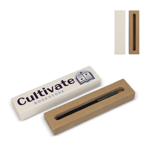 Pendoos van gerecyclede melkpakken, 1 pen